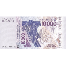 P918Sp Guinea-Bissau - 10000 Francs Year 2016